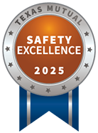 Texas Mutual Safety Excellence 2025 Logo